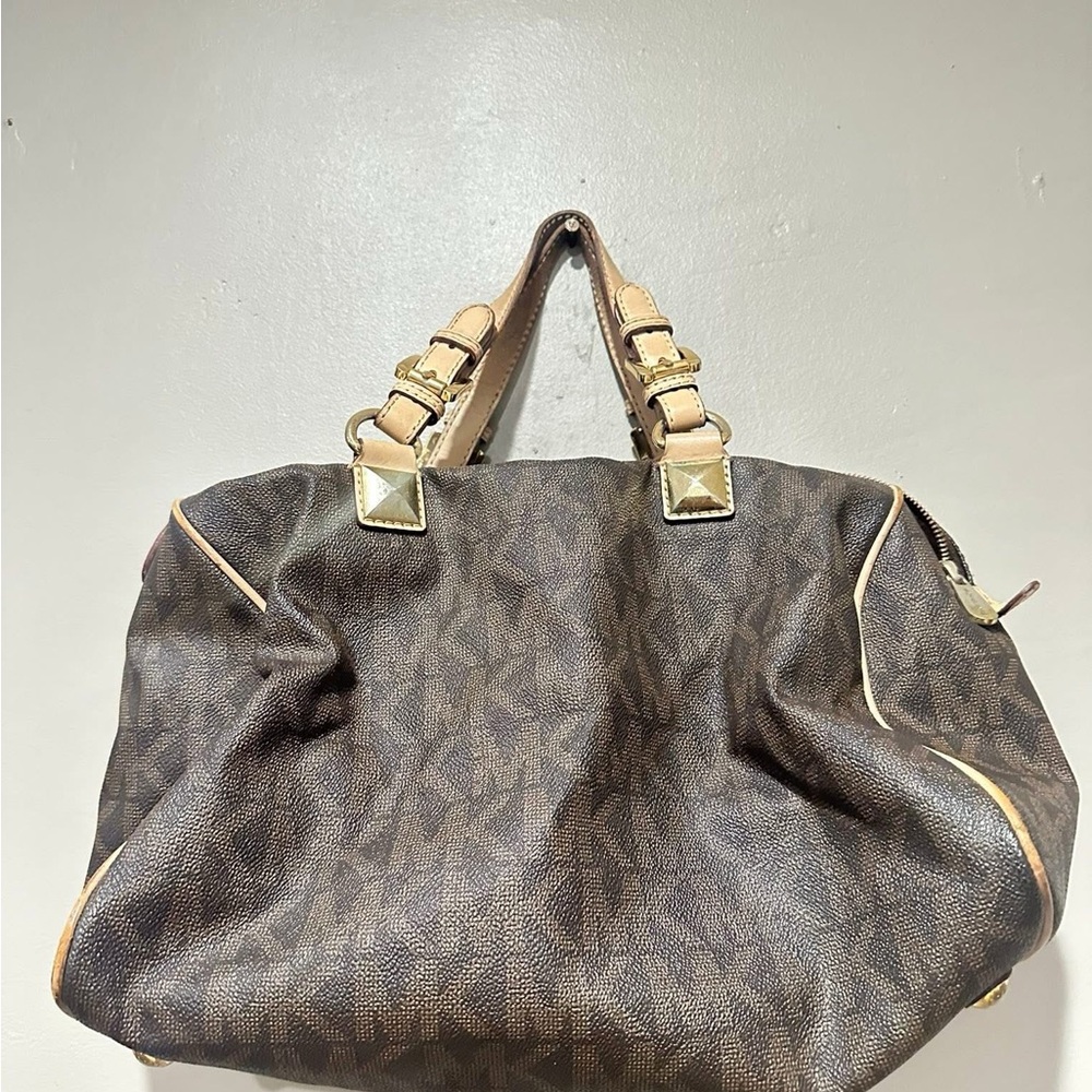 Michael Kors Brown and Tan Bag